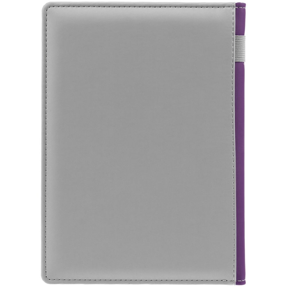 Ежедневник Spain Shall, недатированный, серый с фиолетовым — изображение 5