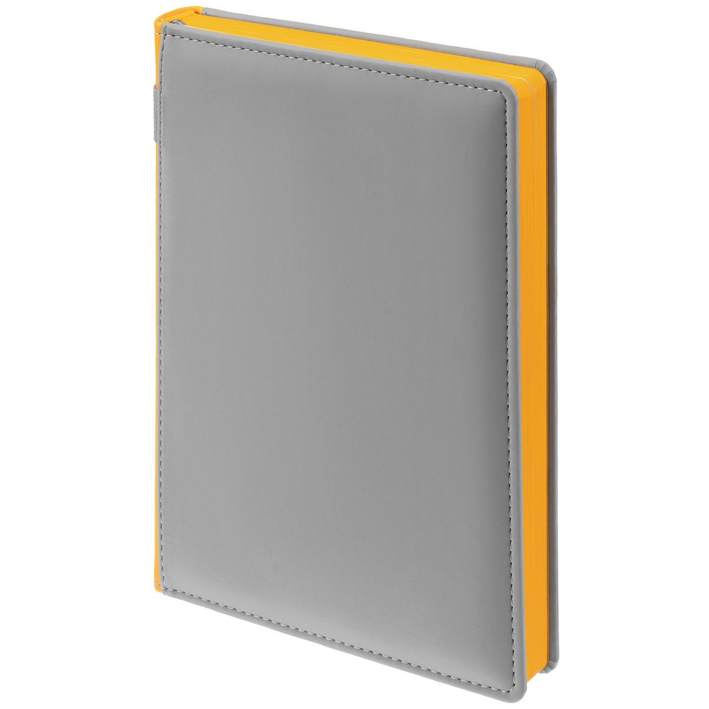 Ежедневник Spain Shall, недатированный, серый с желтым — изображение 3