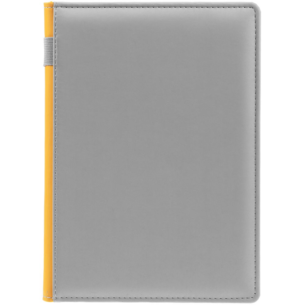 Ежедневник Spain Shall, недатированный, серый с желтым — изображение 4