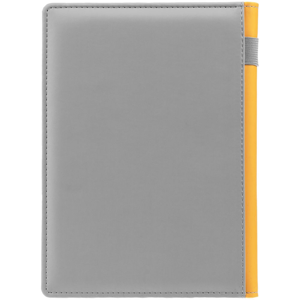 Ежедневник Spain Shall, недатированный, серый с желтым — изображение 5