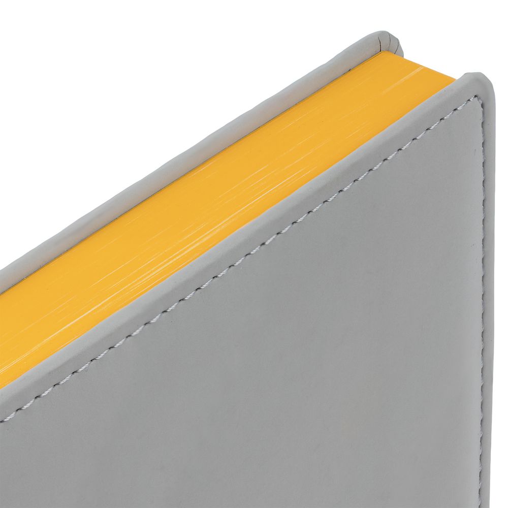 Ежедневник Spain Shall, недатированный, серый с желтым — изображение 6