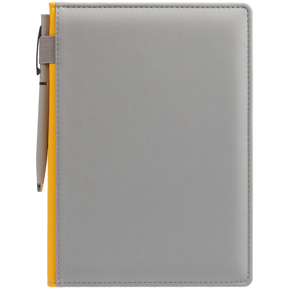 Ежедневник Spain Shall, недатированный, серый с желтым — изображение 7