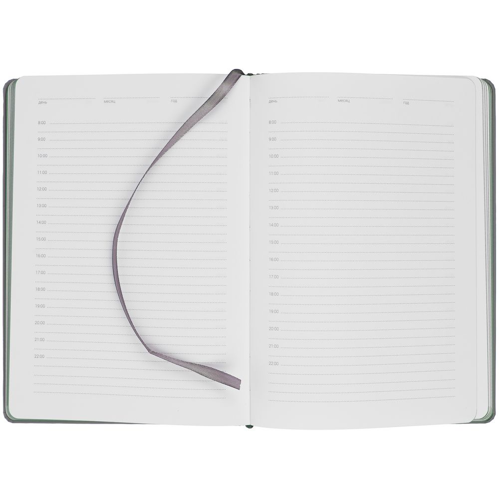 Ежедневник Spain Shall, недатированный, серый с зеленым — изображение 8