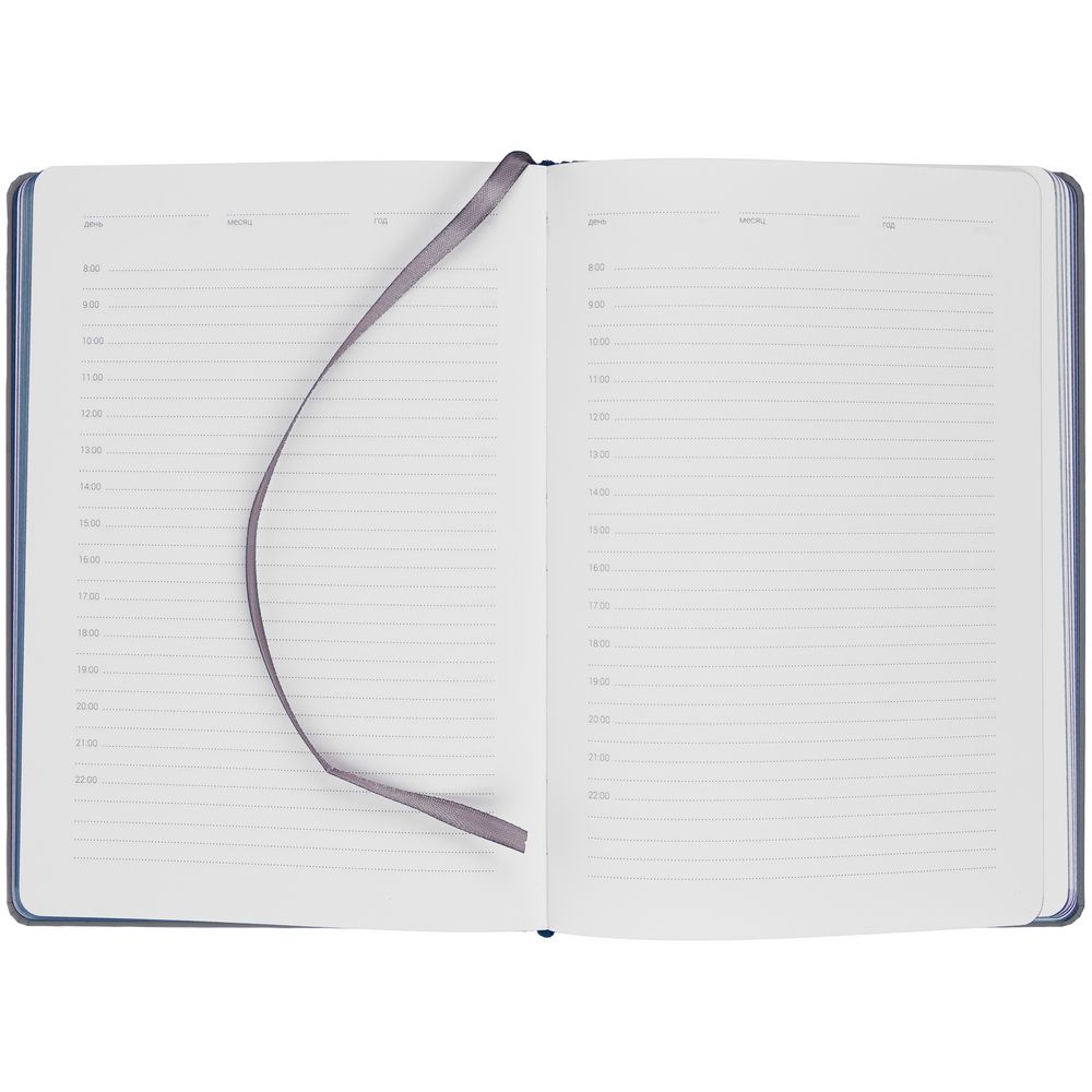 Ежедневник Spain Shall, недатированный, серый с синим — изображение 8