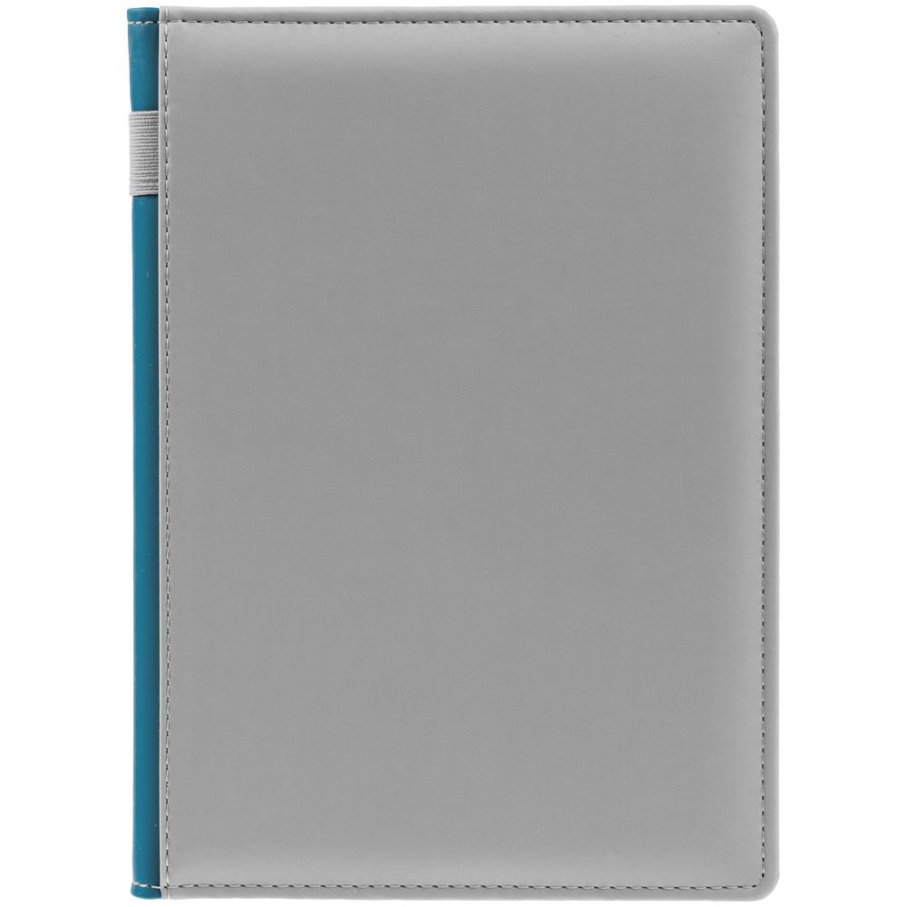 Ежедневник Spain Shall, недатированный, серый с бирюзовым — изображение 4