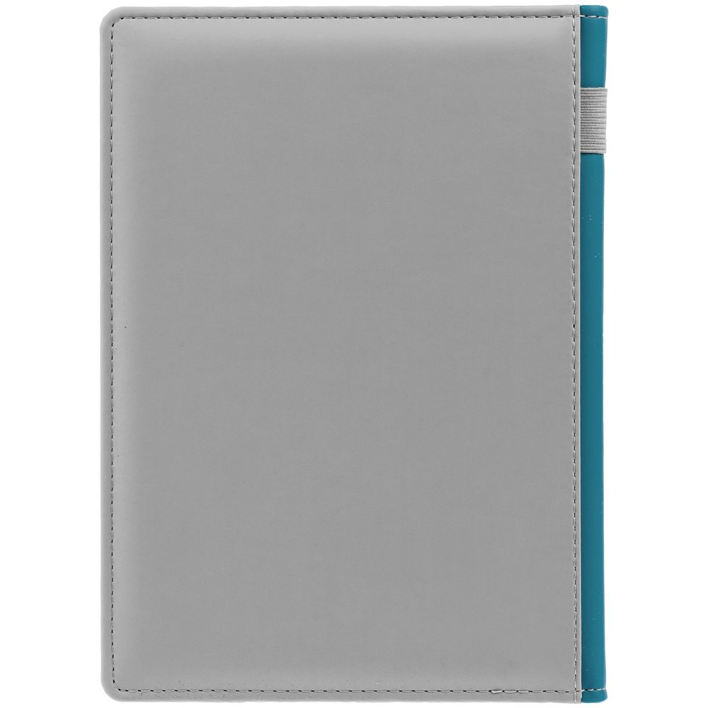 Ежедневник Spain Shall, недатированный, серый с бирюзовым — изображение 5