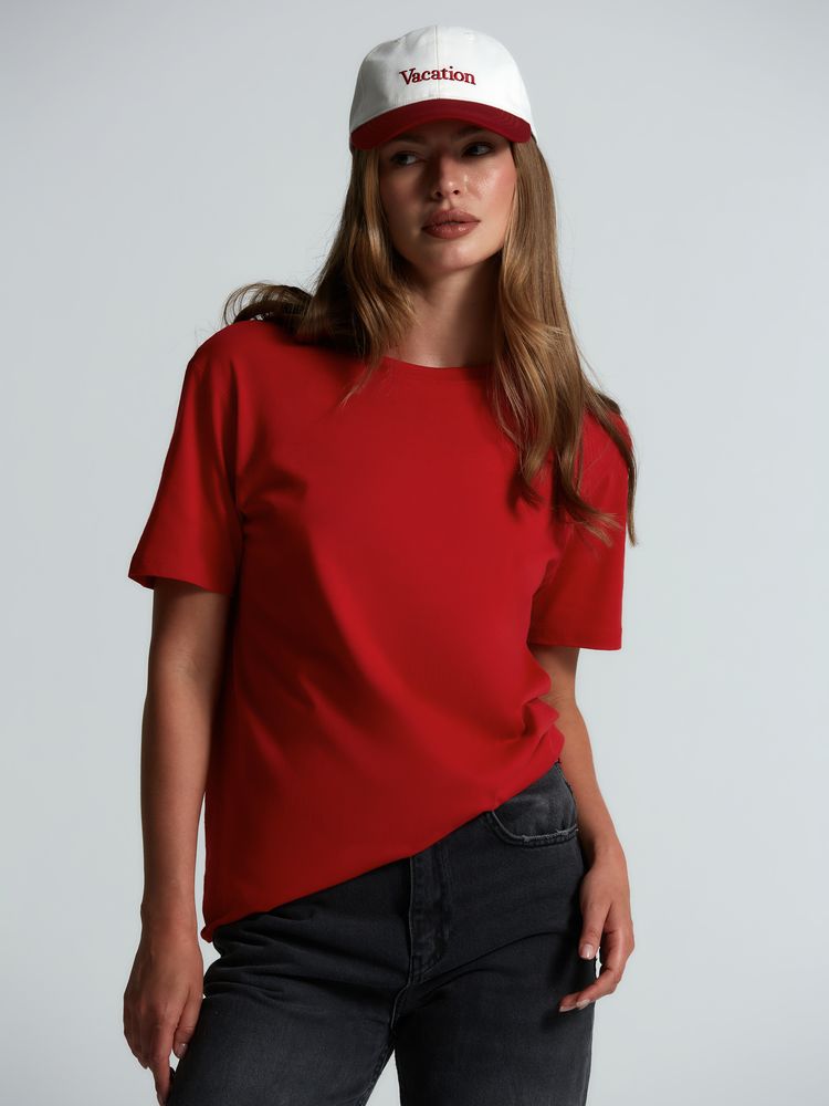 Футболка унисекс Streetwise, красная — изображение 10