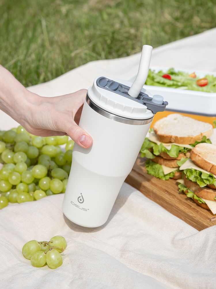 Термостакан Sapporo М, белый (молочный) — изображение 14