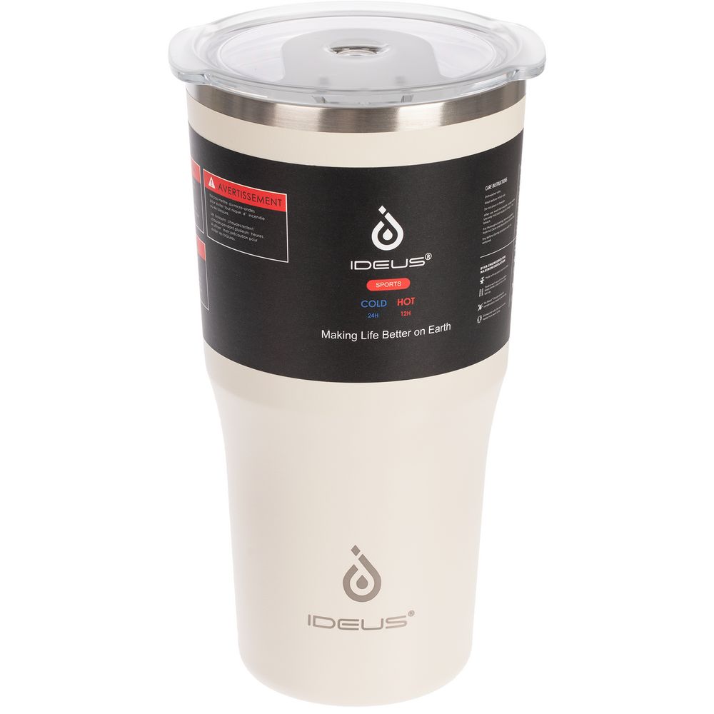 Термостакан Sapporo М, белый (молочный) — изображение 11