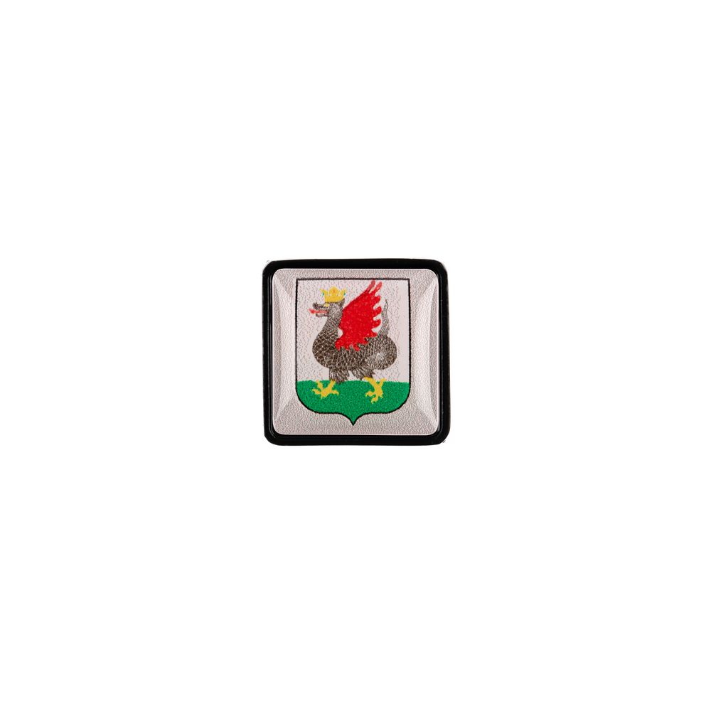 Шильдик на резинку с наклейкой «Казань», черный — изображение 2