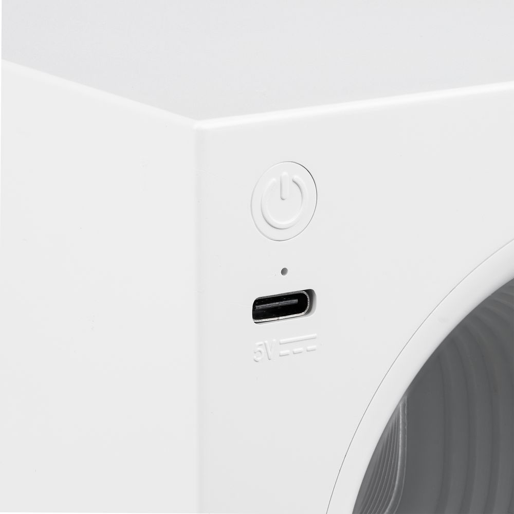 Bluetooth-колонка с подсветкой Volumetric, белая — изображение 7