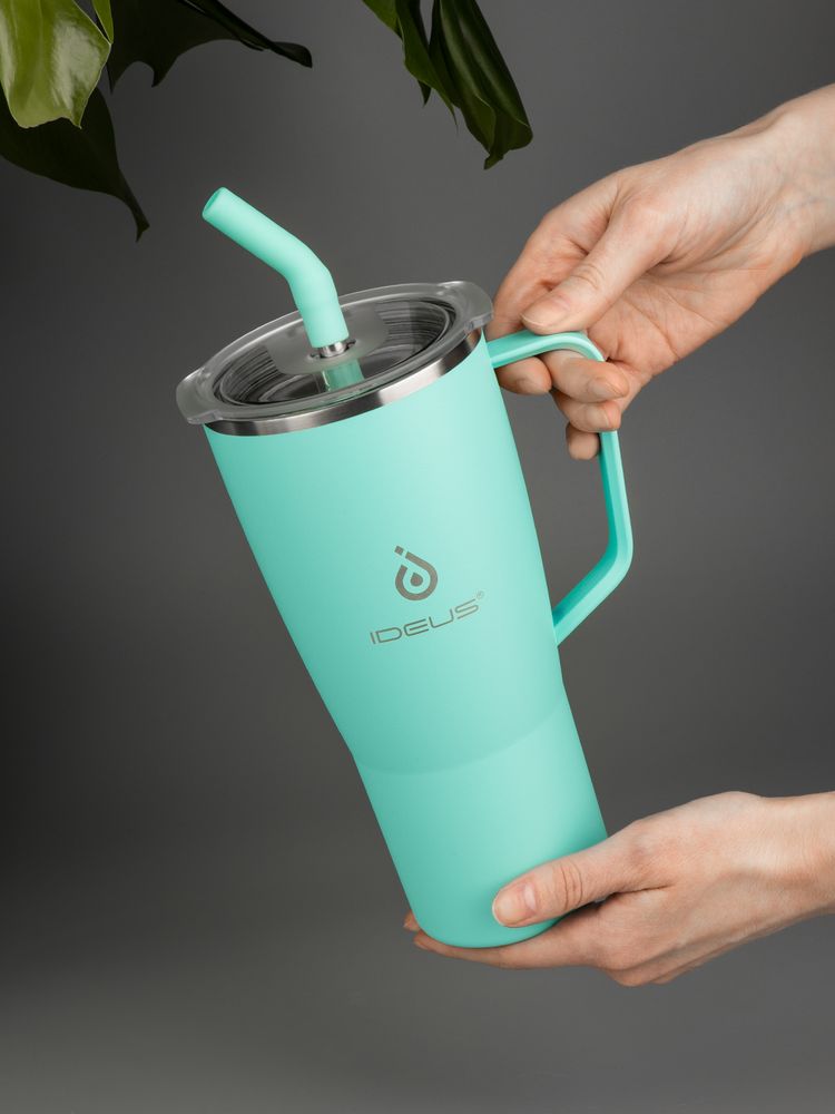 Термостакан Kasumigaoka, бирюзовый — изображение 14