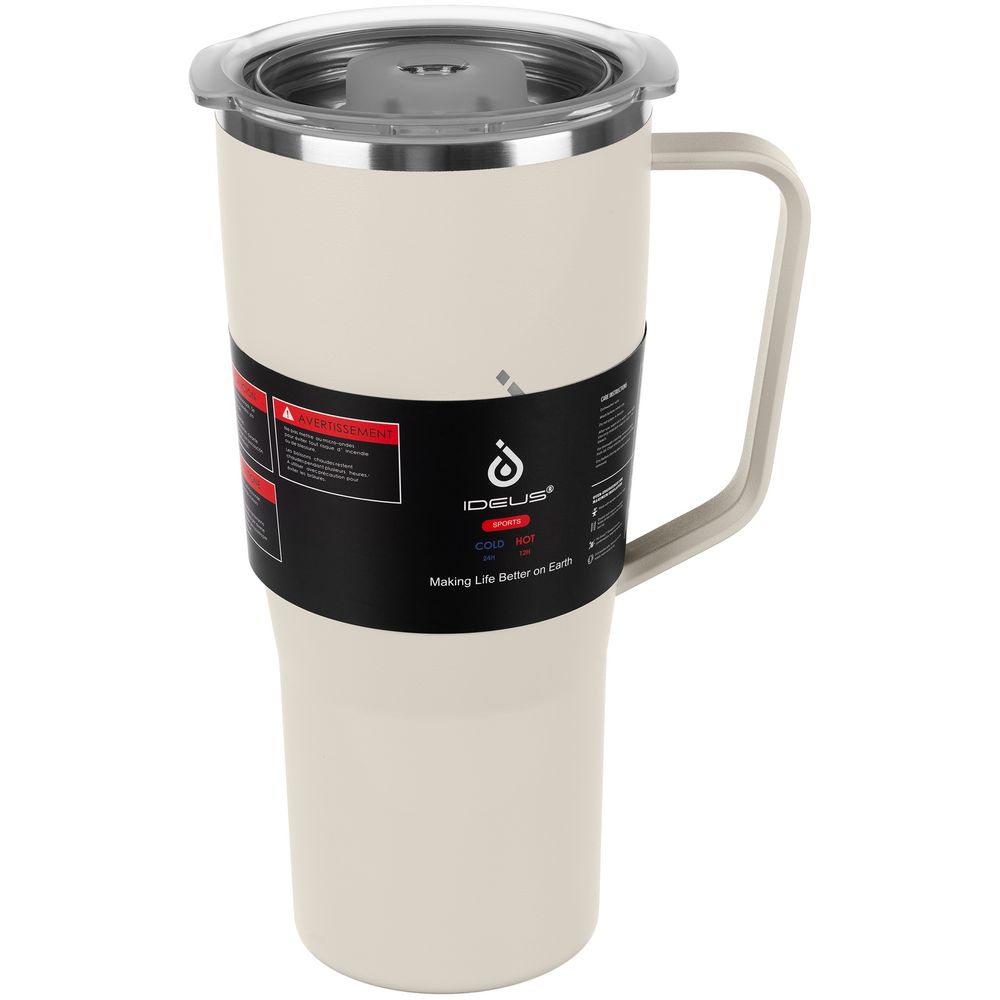 Термостакан Kasumigaoka, белый (молочный) — изображение 10