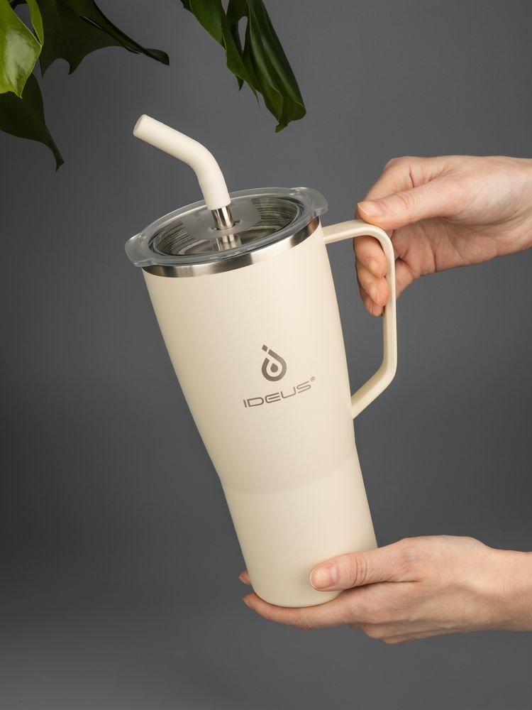 Термостакан Kasumigaoka, белый (молочный) — изображение 14