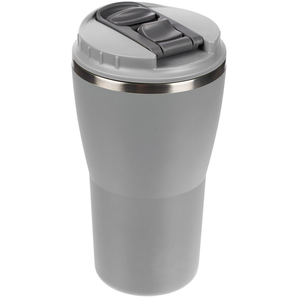 Термостакан Sapporo без логотипа, серый — изображение 6