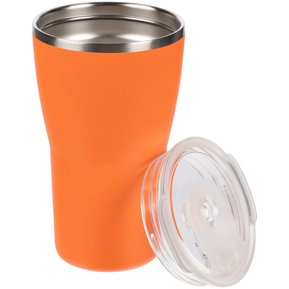 Термостакан Sapporo без логотипа, оранжевый — изображение 5