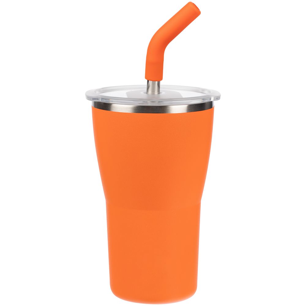 Термостакан Sapporo без логотипа, оранжевый — изображение 3