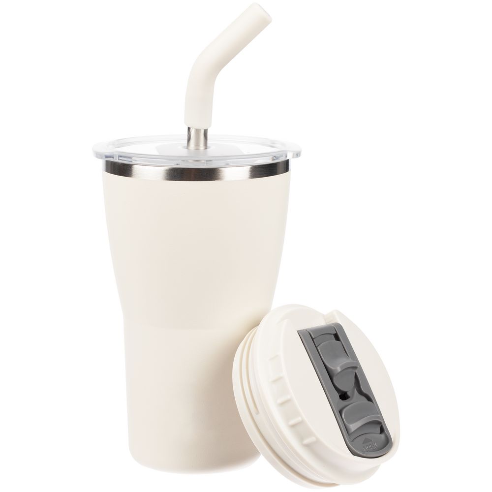 Термостакан Sapporo без логотипа, белый — изображение 2