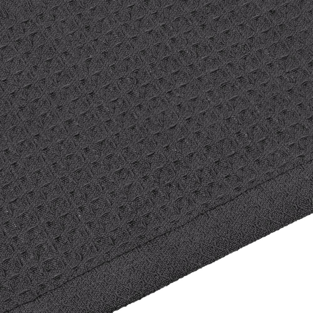 Полотенце вафельное «Деметра», малое, темно-серое — изображение 3