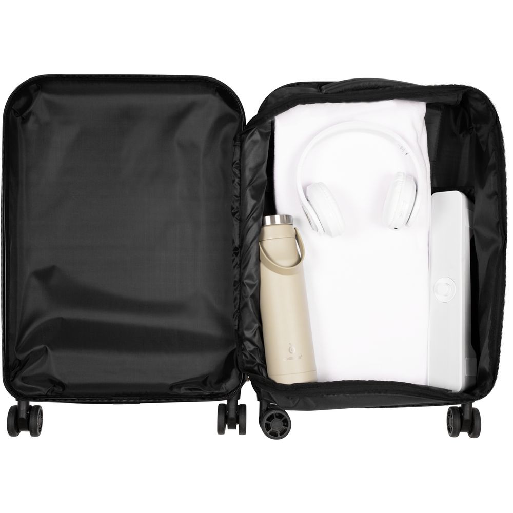 Чемодан Platta, черный — изображение 6