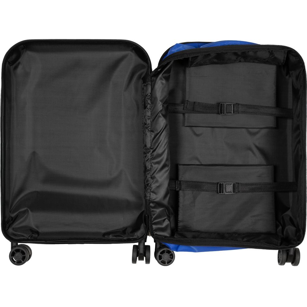 Чемодан Platta, черный с синим — изображение 8
