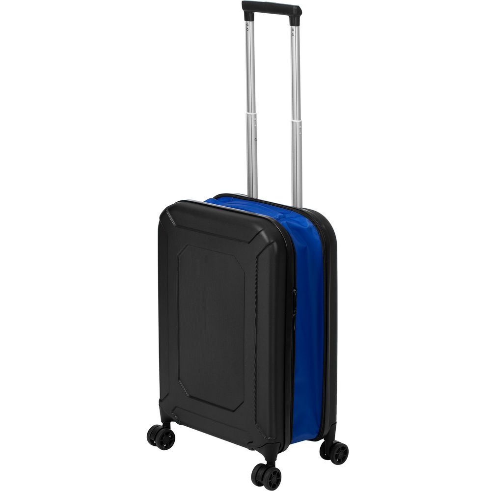 Чемодан Platta, черный с синим — изображение 2