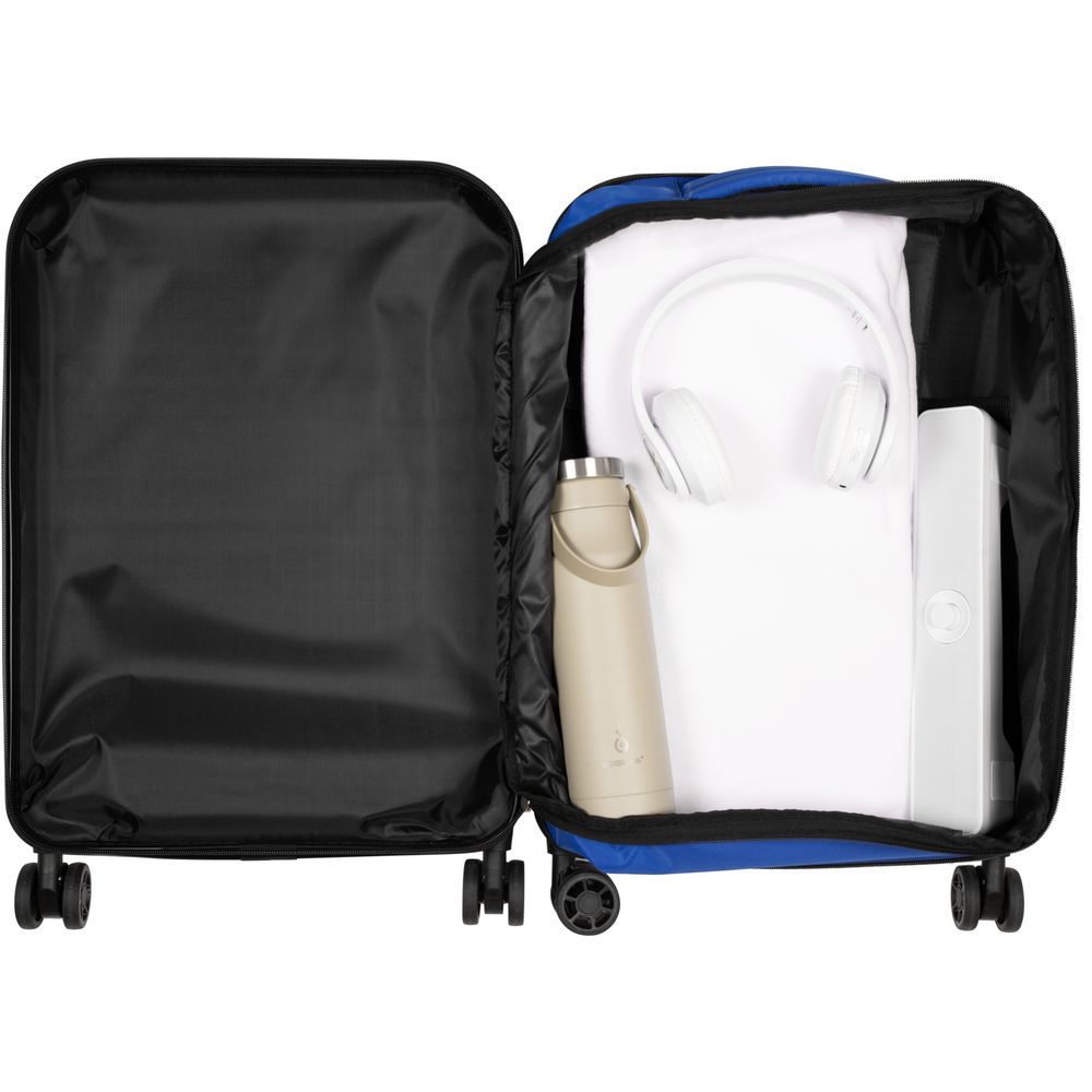 Чемодан Platta, черный с синим — изображение 9