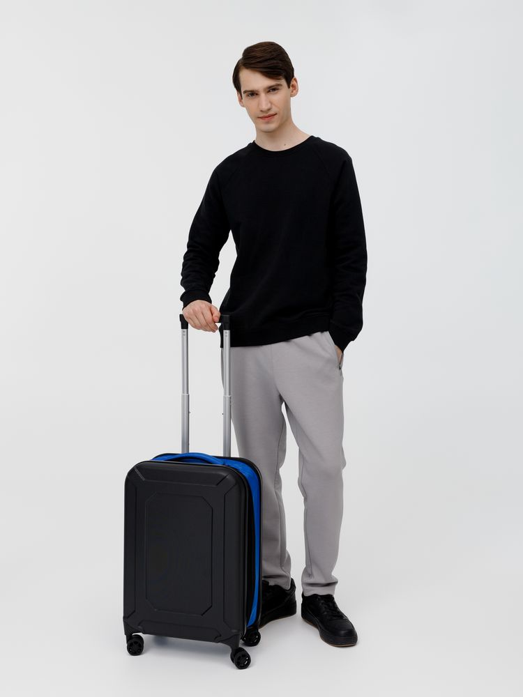 Чемодан Platta, черный с синим — изображение 16