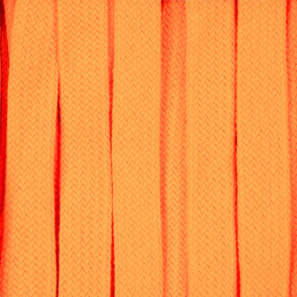 Плоский шнур Cord M, оранжевый неон, 70 см — изображение 2