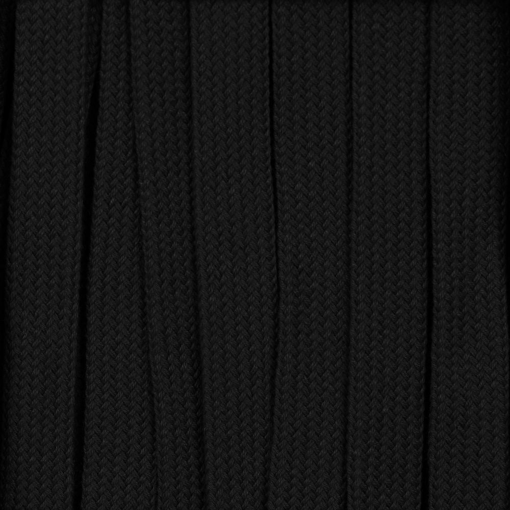 Плоский шнур Cord M, черный, 80 см — изображение 2