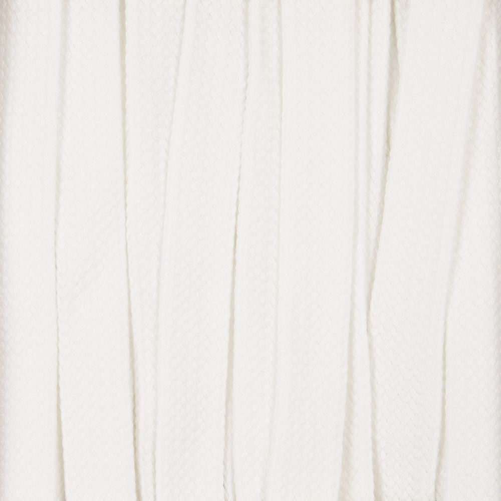 Плоский шнур Cord S, белый, 10 см