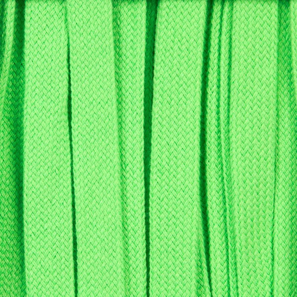 Плоский шнур Cord M, зеленый неон, 100 см — изображение 2