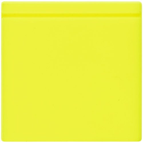 Лейбл из ПВХ Kare, желтый неон
