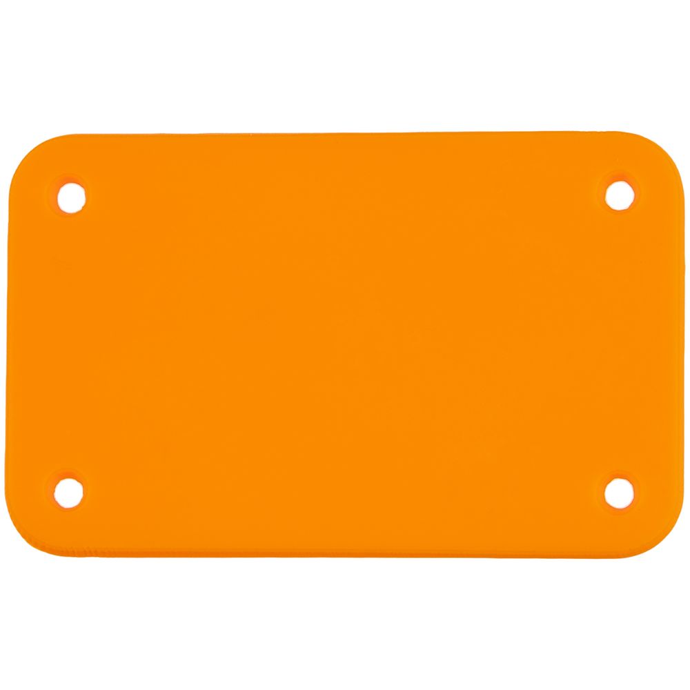 Лейбл из ПВХ Kreta, S, оранжевый неон — изображение 2