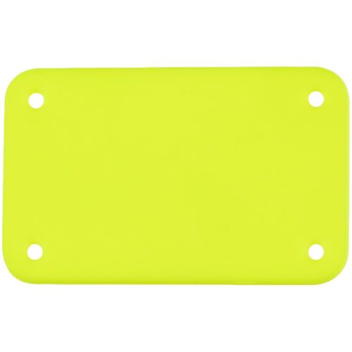 Лейбл из ПВХ Kreta, S, желтый неон