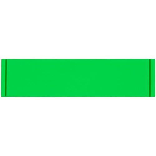 Лейбл из ПВХ Tarea, зеленый неон