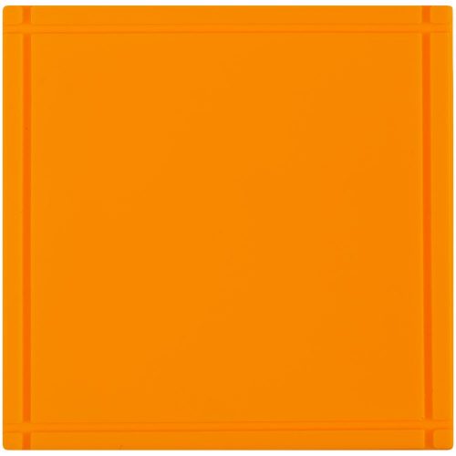 Лейбл из ПВХ Dzeta, L, оранжевый неон