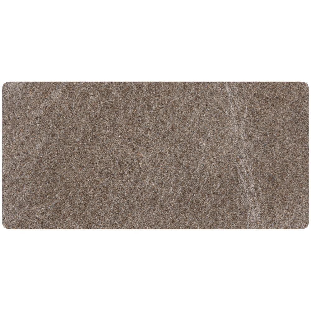 Лейбл кожаный Tuken, S, серый — изображение 2