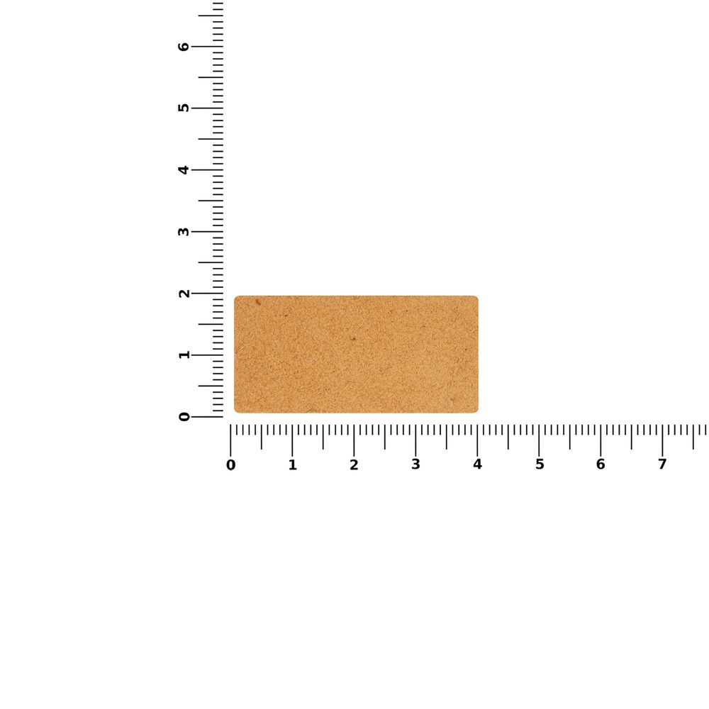 Лейбл кожаный Tuken, S, бежевый — изображение 4