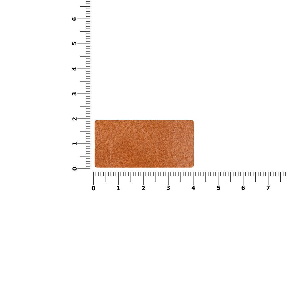 Лейбл кожаный Tuken, S, горчичный — изображение 4