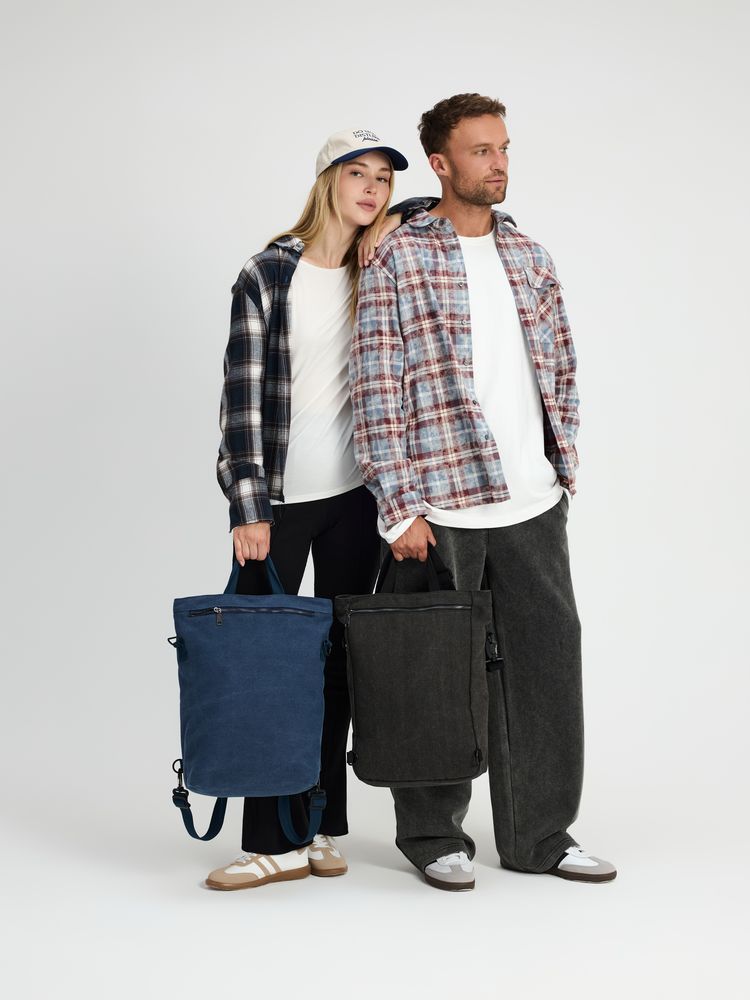 Рюкзак-шопер Casual, черный — изображение 12