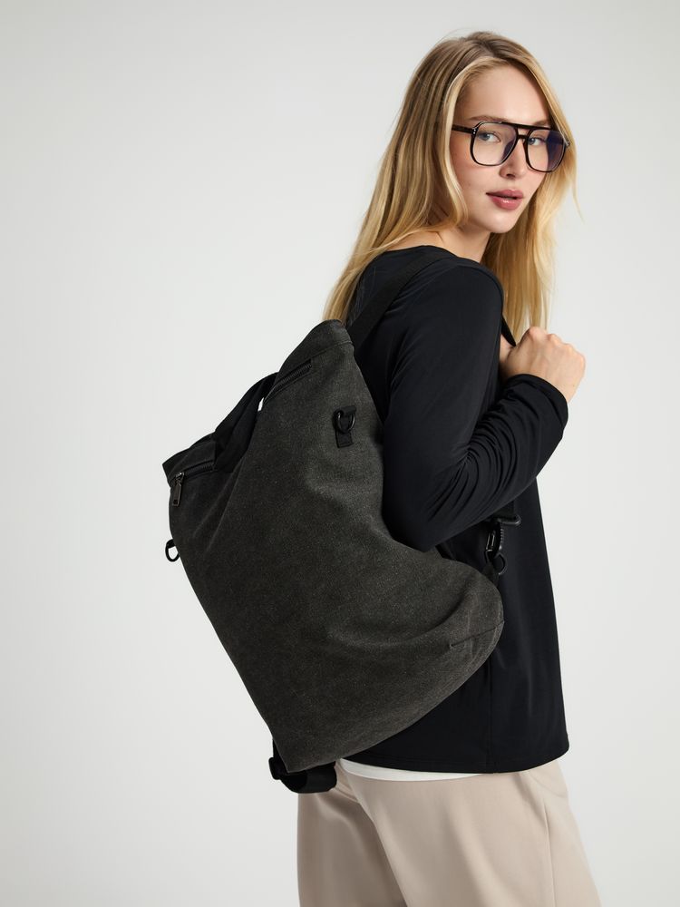 Рюкзак-шопер Casual, черный — изображение 15