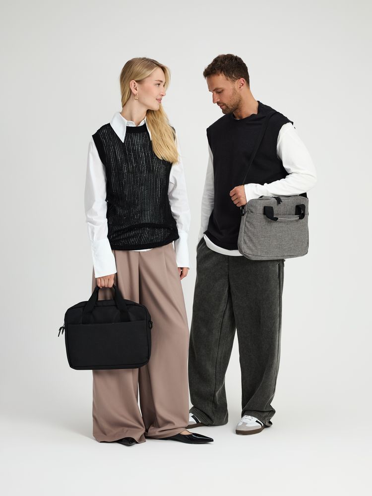 Сумка для ноутбука Delegate, серая — изображение 12