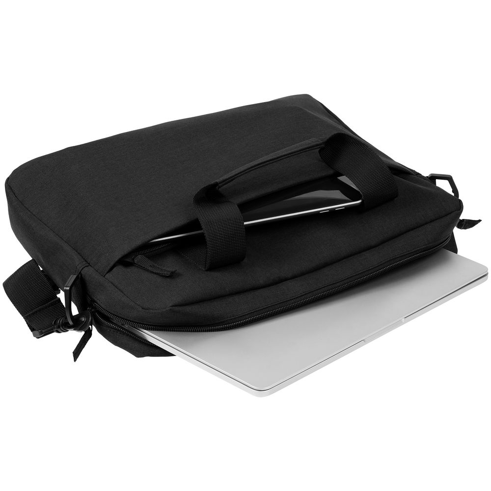 Сумка для ноутбука Delegate, черная — изображение 7