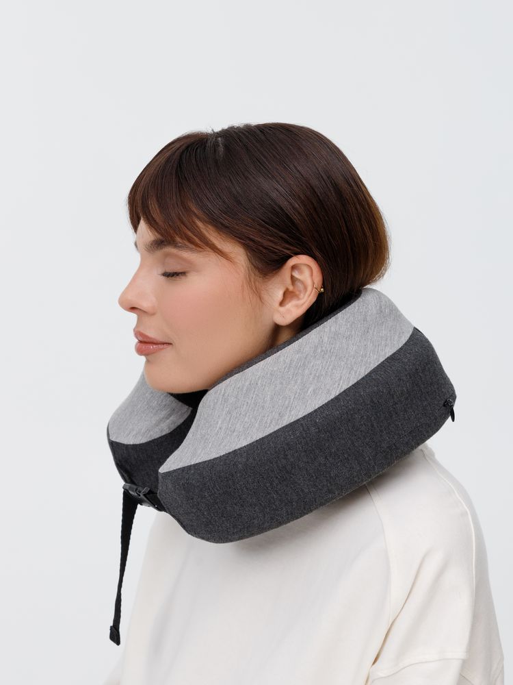 Дорожная подушка Piligrim, серая — изображение 12