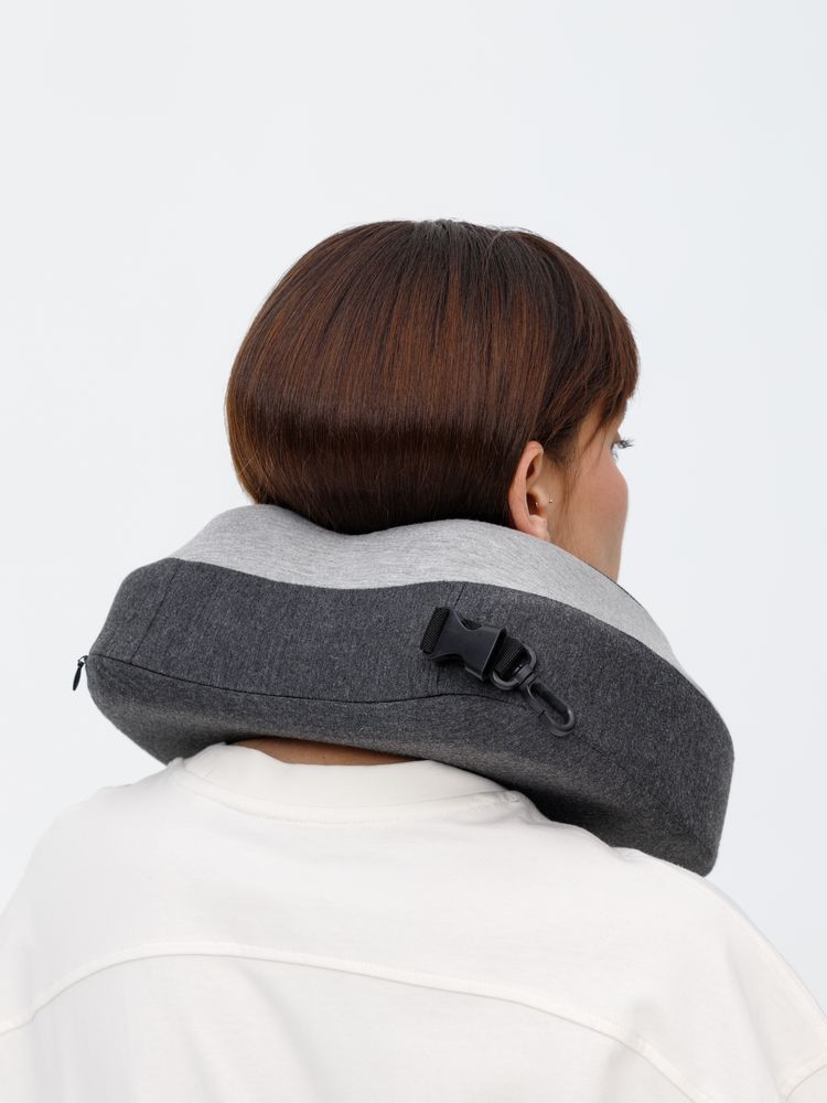 Дорожная подушка Piligrim, серая — изображение 13