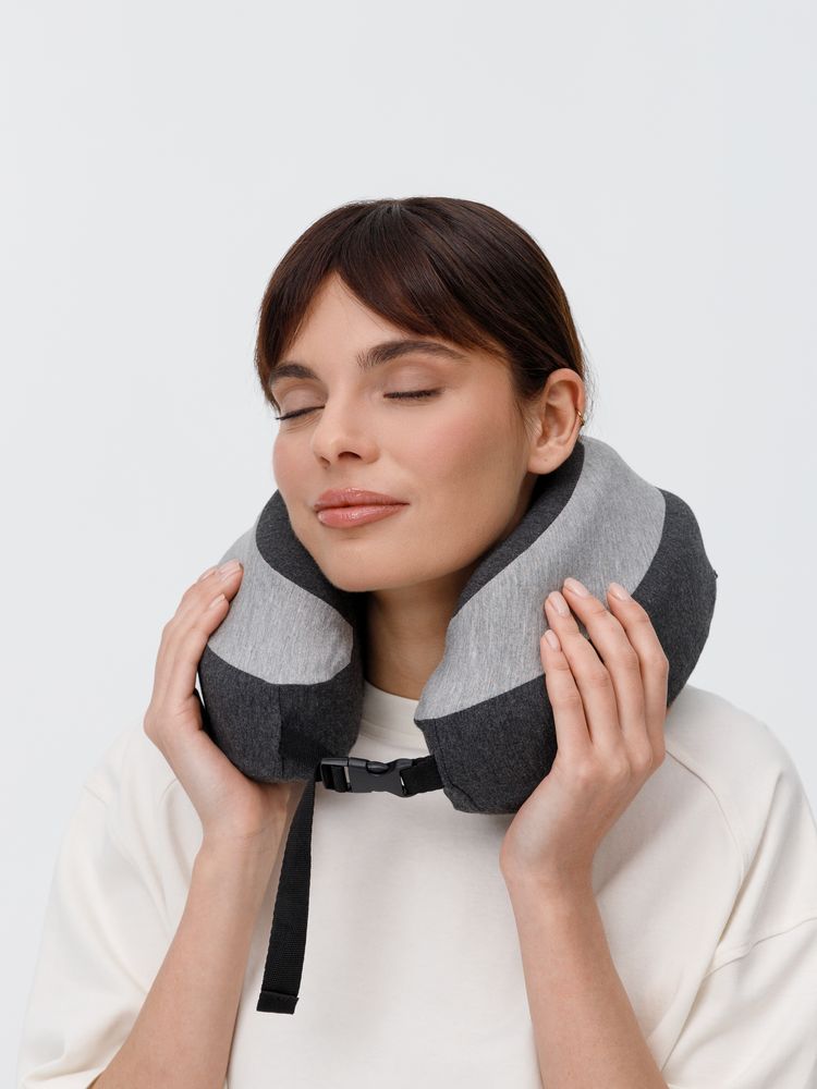 Дорожная подушка Piligrim, серая — изображение 11