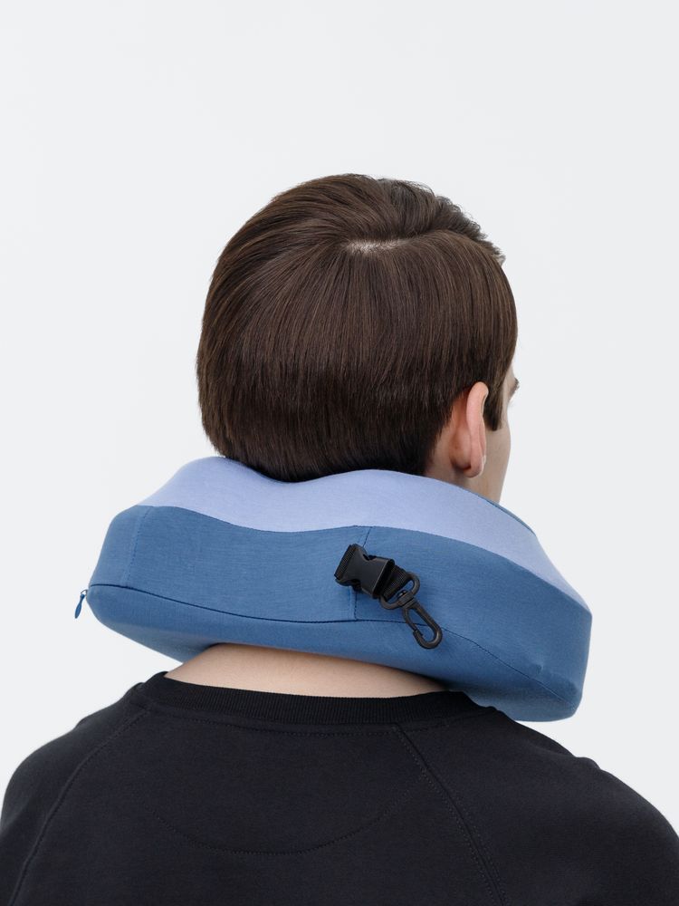 Дорожная подушка Piligrim, голубая — изображение 17