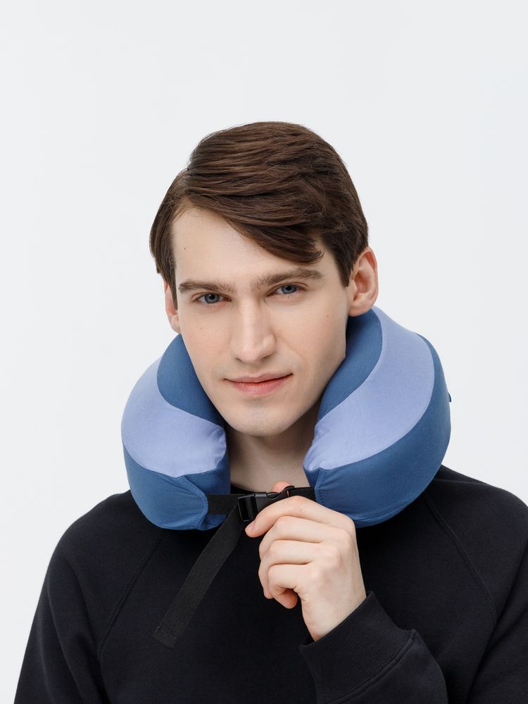 Дорожная подушка Piligrim, голубая — изображение 15