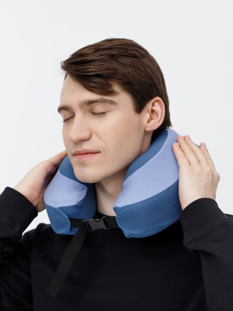 Дорожная подушка Piligrim, голубая — изображение 18